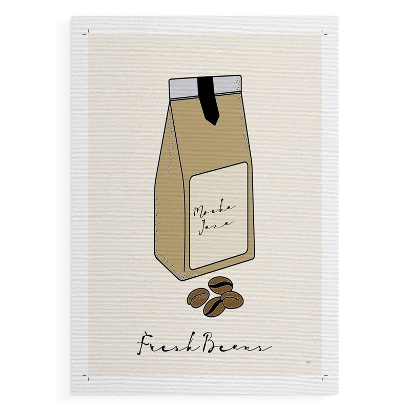 Haricots frais - impression sur toile seulement - non encadrée, H 48 po x l 32 po
