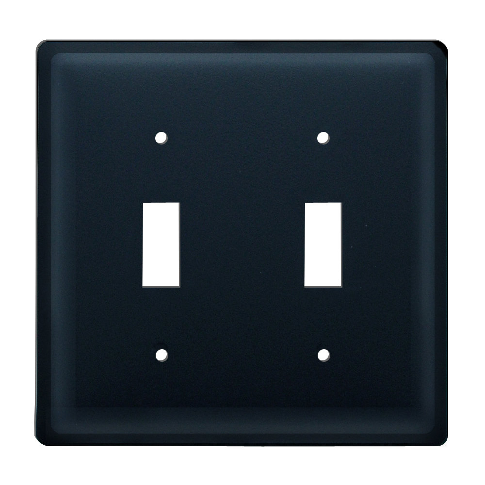 No Subject 2 - Gang Toggle Light Switch Standard Combination Wall Plate Village Wrought Iron