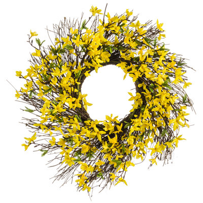 Couronne de forsythia 24 po