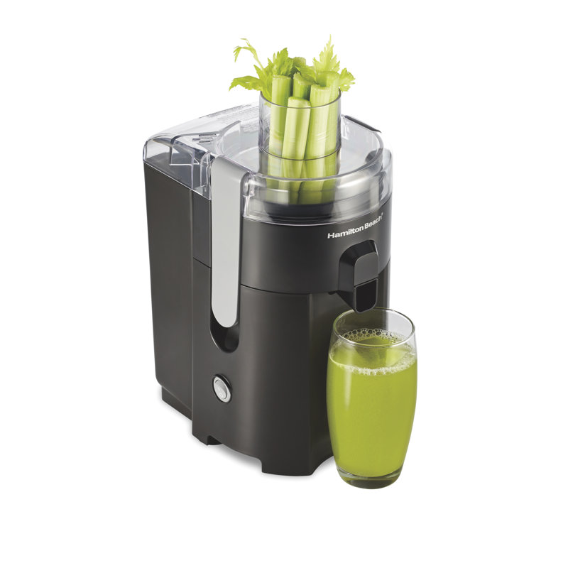 Extracteur de jus centrifuge compact avec grande goulotte d'alimentation pour fruits et légumes de 2,4 po Hamilton Beach® HealthSmart®