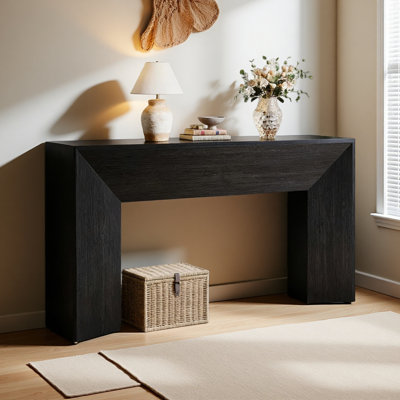 Sleek Side Table,Wooden Sofa Table,Modern Style Console Table