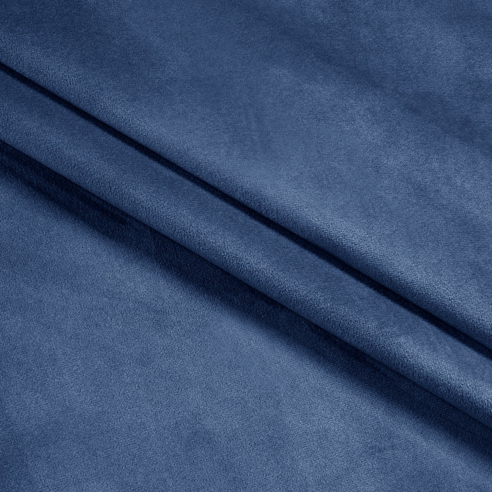 Caffee Blackout Velvet Curtain Panel, Navy