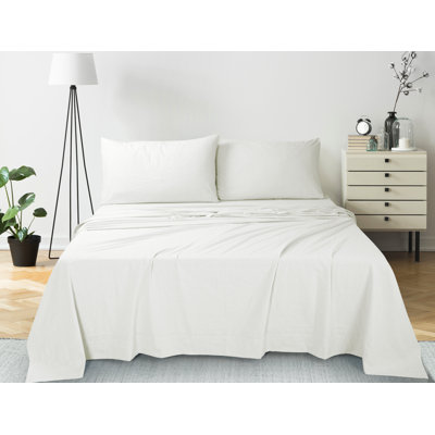 100% Cotton Flatweave Sheet Set