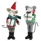 Fabric Animals Hanging Figurine Ornament