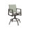 Chaise de bar pivotante en aluminium Ceasar Graphite Speckle
