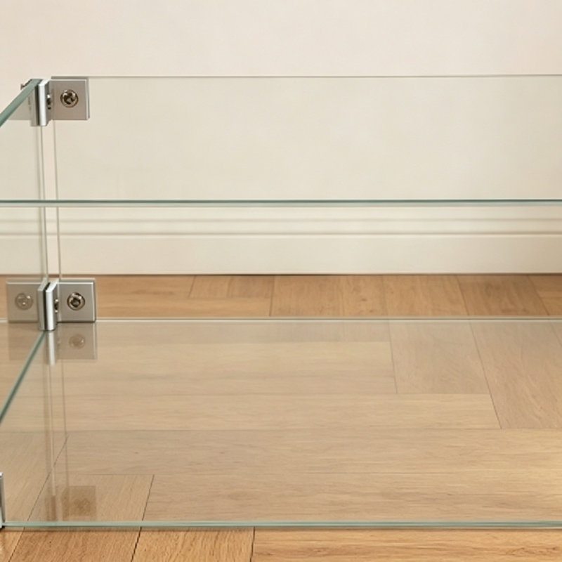 Glass Wind Gurad Square Glass Windshield For Square Fire Table