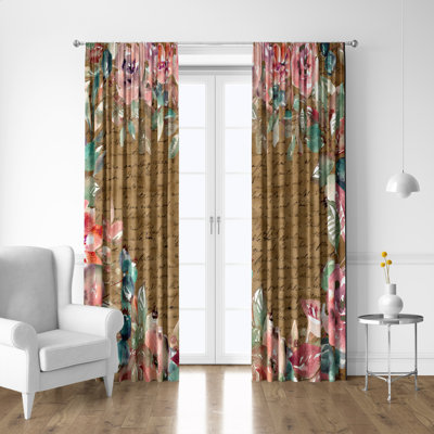 Semi Sheer Curtain Pair