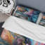 Ensemble de housse de couette Teal Pink Aqua Symphony Bedding-1794784147