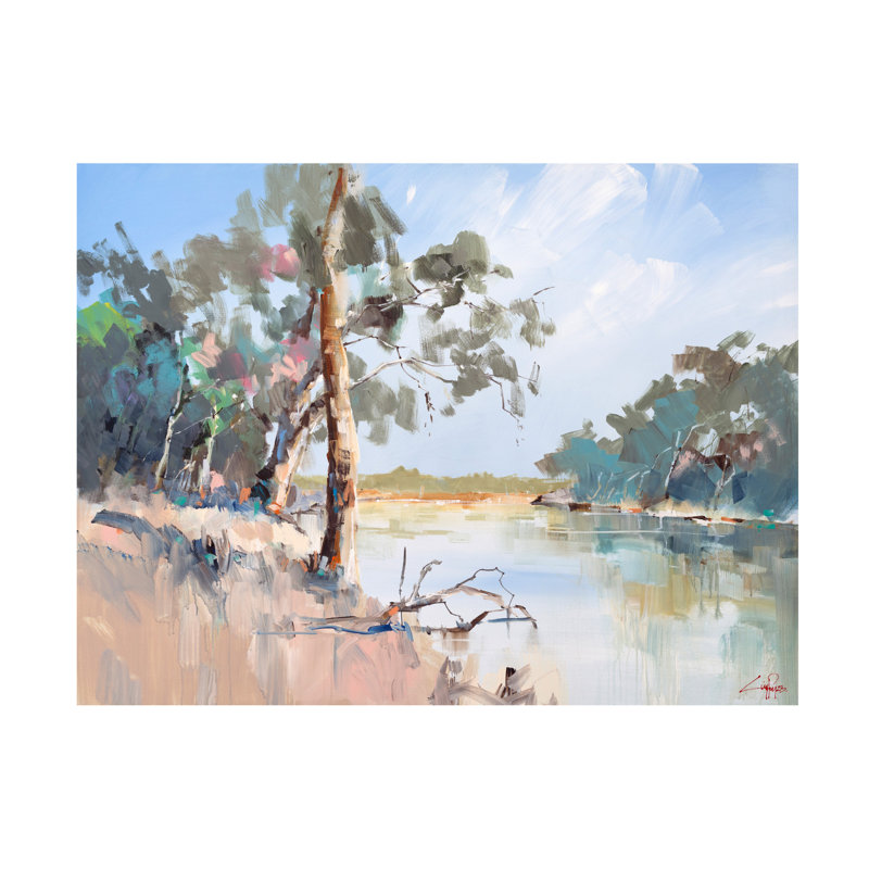 Art sur toile Craig Trewin Penny Summer River, The Murray 2, H 14 po x l 19 po x P 2 po