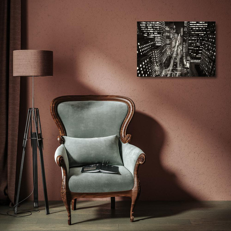 Park Avenue At Night, Nyc, 13" H x 18" W