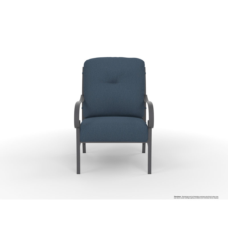 Pasadera Outdoor Lounge Chair, Trax Burgundy, Graphite