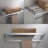 Stelios Accent Shelf with Towel Bar-35352976