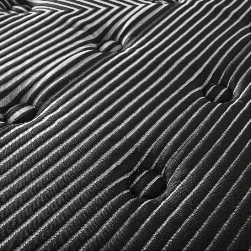 Matelas simple 15 po Pure Ice - Ultra agréable. 2 po avec cuivre, gel, argent, graphite. Bobines enveloppantes à rebords enveloppants et silencieux. Réglable. Made In Us Peaceful. Silencieux et confortable