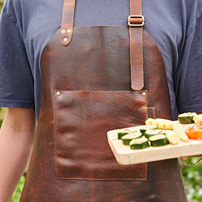 Solid Colour Leather Grilling