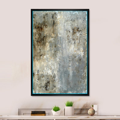 Art moderne gris et bleu II 2FL47754