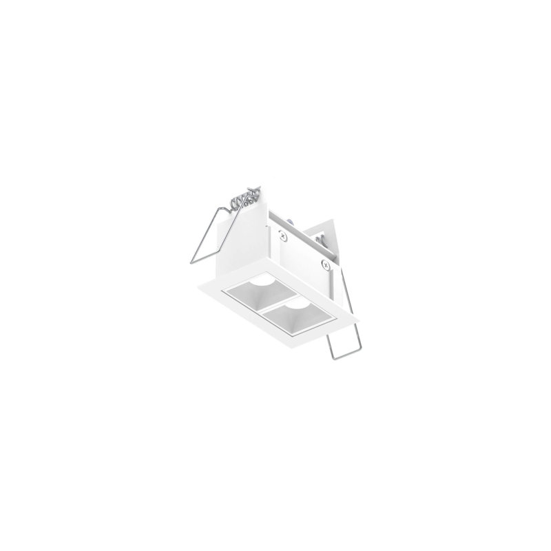 Garniture encastrée ouverte 3,25 po, Blanc