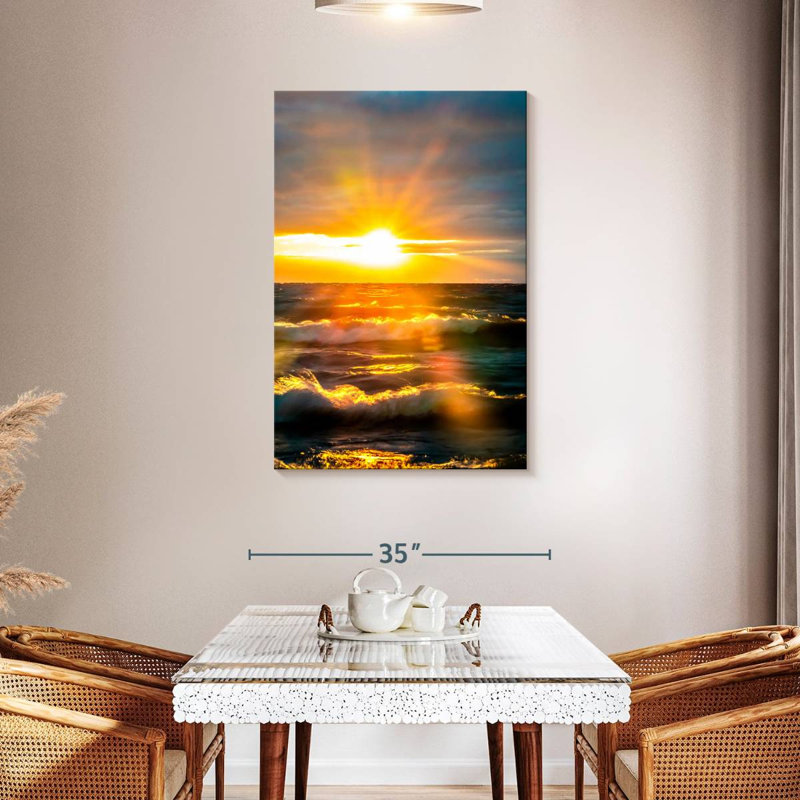 Gillard Sunrise Over Ocean I, H 45 po x l 30 po