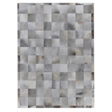 Natural Hide Cowhide Geometric Area Rug