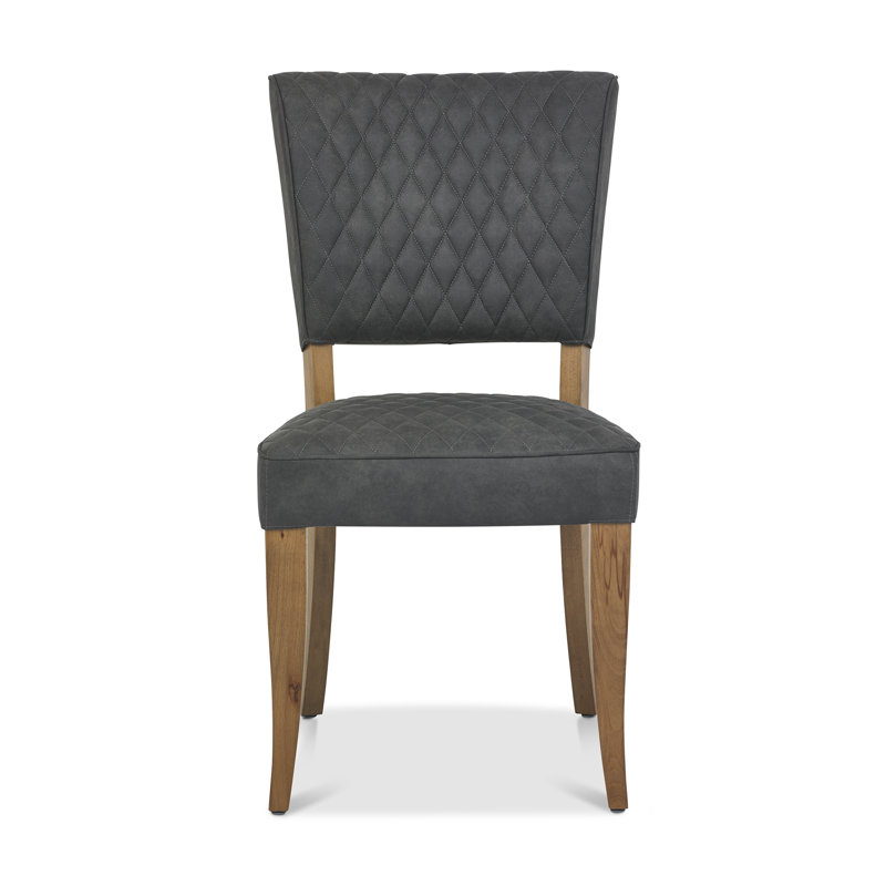 Magallanes 52cm H Polyester Blend Upholstered Side Chair, Rustic Oak