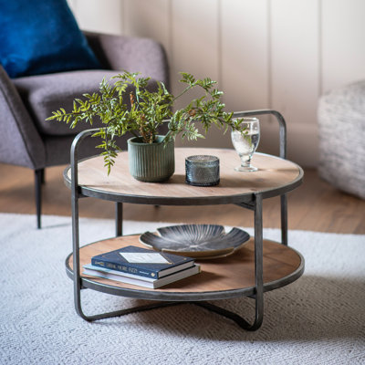 Cross Legs Coffee Table with Storage