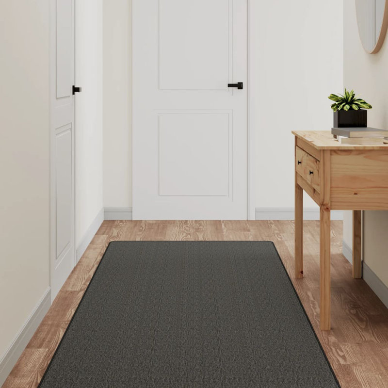 Maks Solid Colour Area Rug, Runner 80 x 200cm