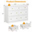 White 7-Drawer Dresser
