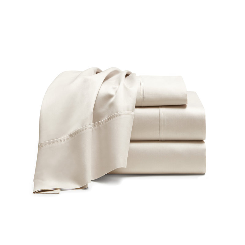 Lux Pillow Case, Ivory, King Case Pack with 2 Pillowcases