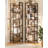 Bookshelf, Bookcase with Open Display Shelves, Wood and Metal Shelf Storage Organizer,Industrial Wide Shelving Unit for Living Room,Home Office,Rustic Brown-467623032