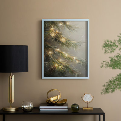 Christmas Holiday Art -Series 2-CCLX Framed Print - Solid Wood