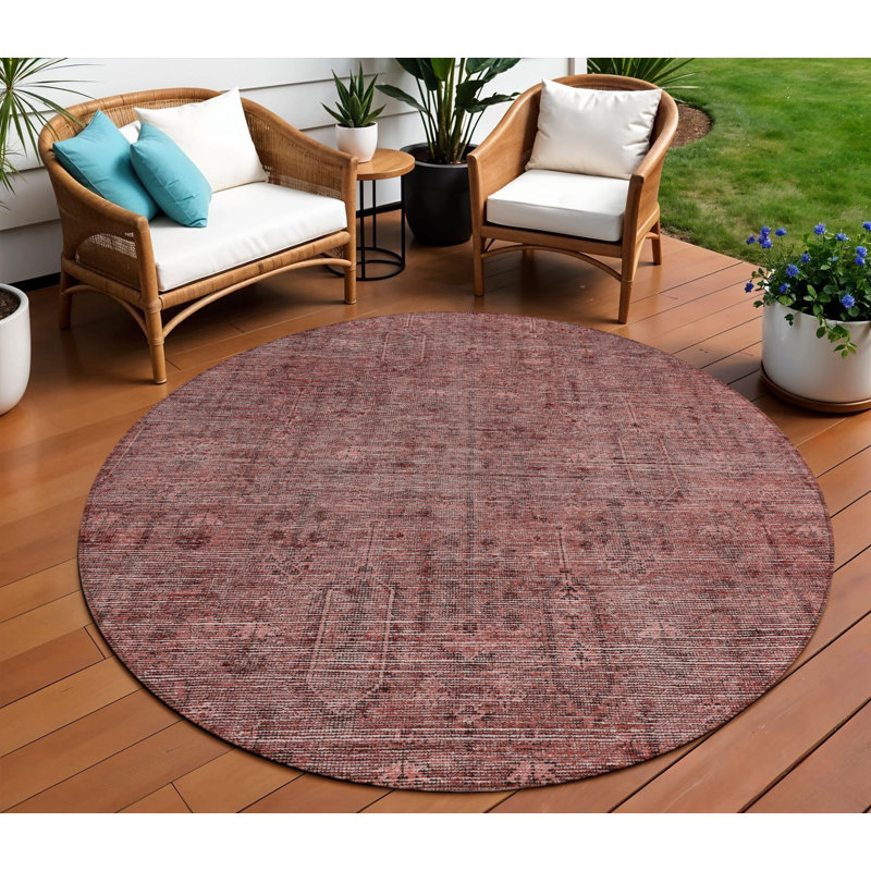 Tapis rond 8 po Southwestern