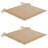 vidaXL Patio Chairs with Cushions 2 pcs Solid Acacia Wood-91660943-125115397