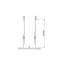 Metro 2-3 Way Thermostatic Trim Complete Shower Set - Ceiling Mount - 12" Brass-604705102