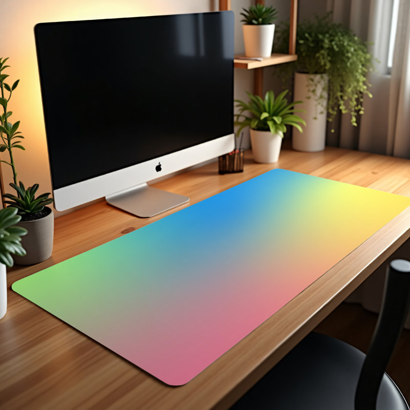 Polyester Desk Pad, 31.5x15.5