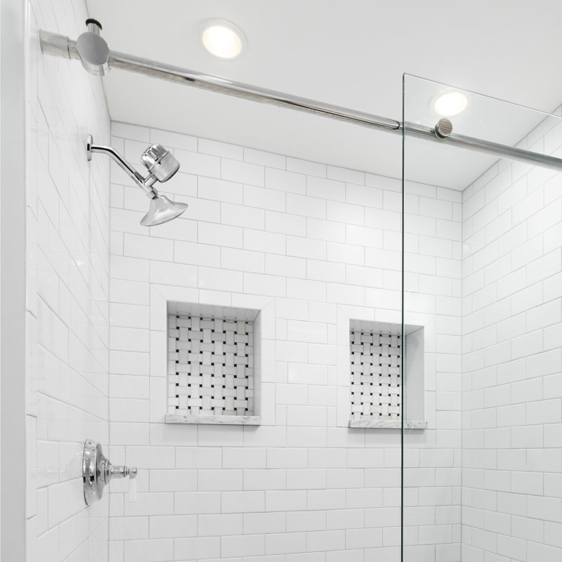 In-Line Shower Head Filter Attachment For Shower Arm, Polished Chrome