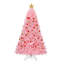 6 FT Prelit Pink Spruce Artificial Christmas Tree with 8 Lighting Modes-65871364