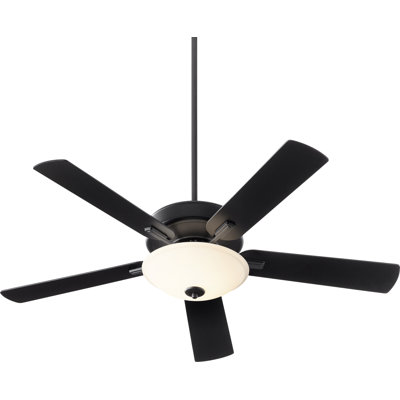 Ventilateur de plafond à del 5 pales 52 po avec chaînette et ensemble d’éclairage inclus Byrnes