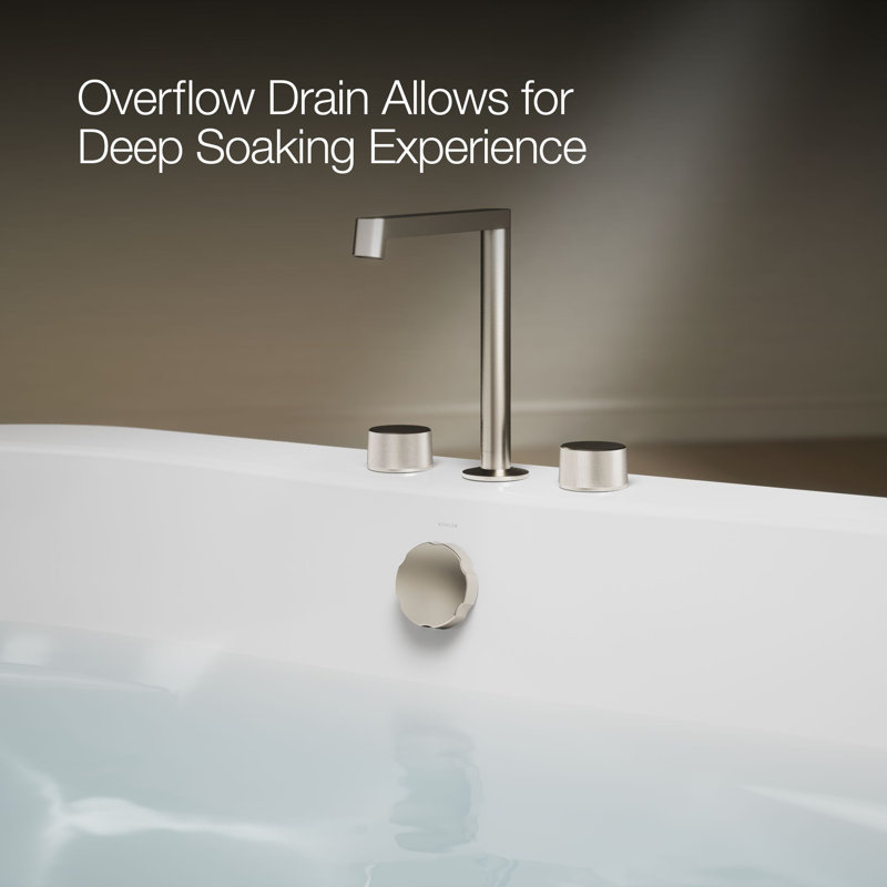 Tercet 60" x 60" Soaking Bathtub, White