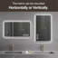 Miroir de salle de bain avancé avec conception multifonctionnelle pour une rehausse de salle de bain idéale-370462795-370462793
