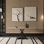Simple rectangular rock plate dining table