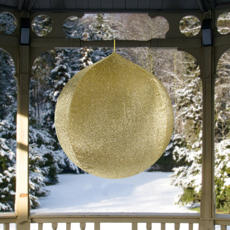 Polyester Hanging Christmas Decoration, Or