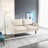 Anacapa 58" Velvet Round Arm Sofa Loveseat-813055284