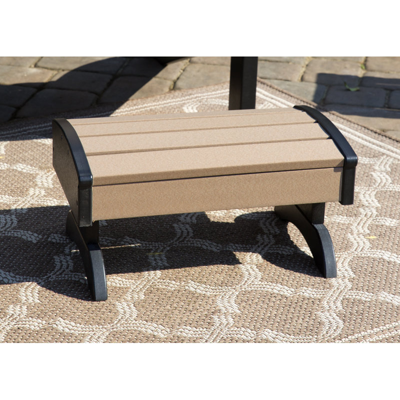 Aatikah Outdoor Adirondack Chair, Weathered Wood/Black