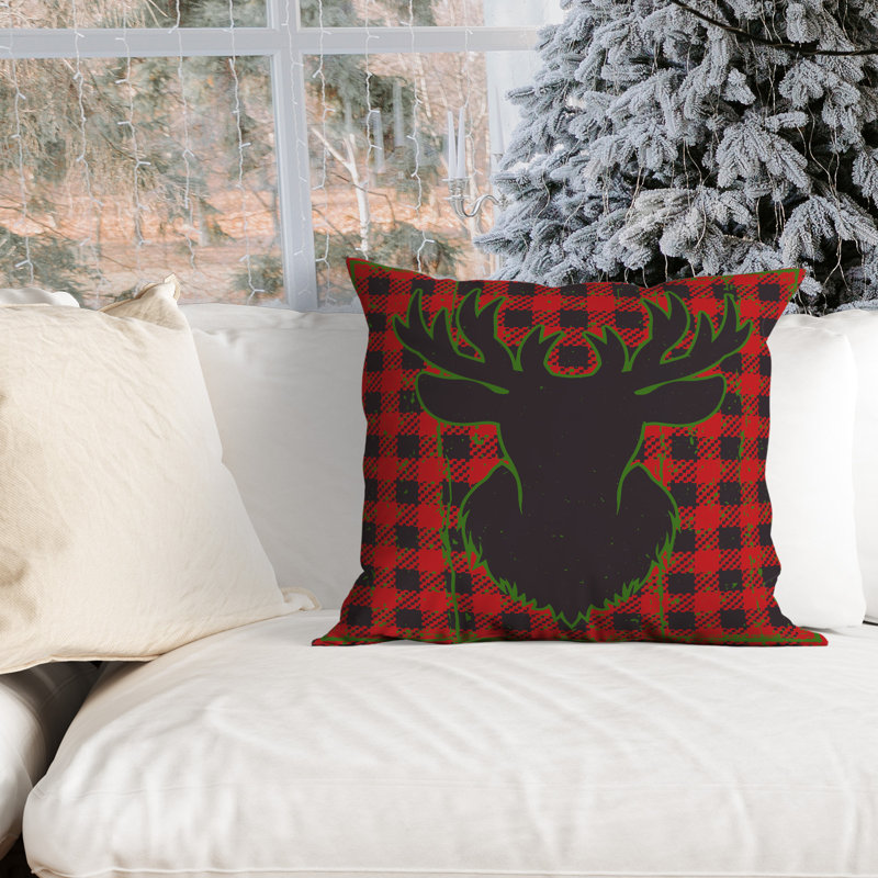 Outdoor Reversible Throw Pillow, 18" x 18"