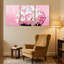 Hydrangea, ensemble de 3 impressions murales sur toile-974900293