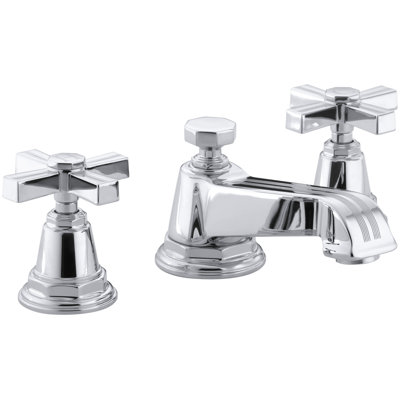 Pinstripe® Widespread Bathroom Faucet with Cross Handles