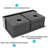 Gunmetal Black Stainless Steel Sink 33"X21"X10" - Double Bowl  50/50  16G For Steady Kitchen Working With Finish-123589948