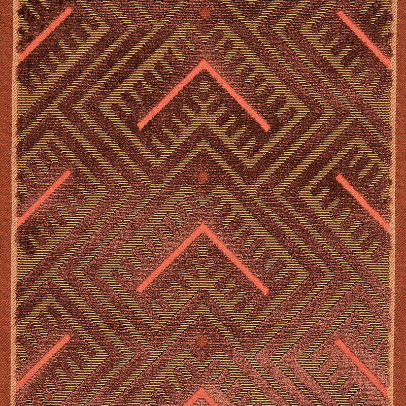 Parvin Velvet Fabric, Copper