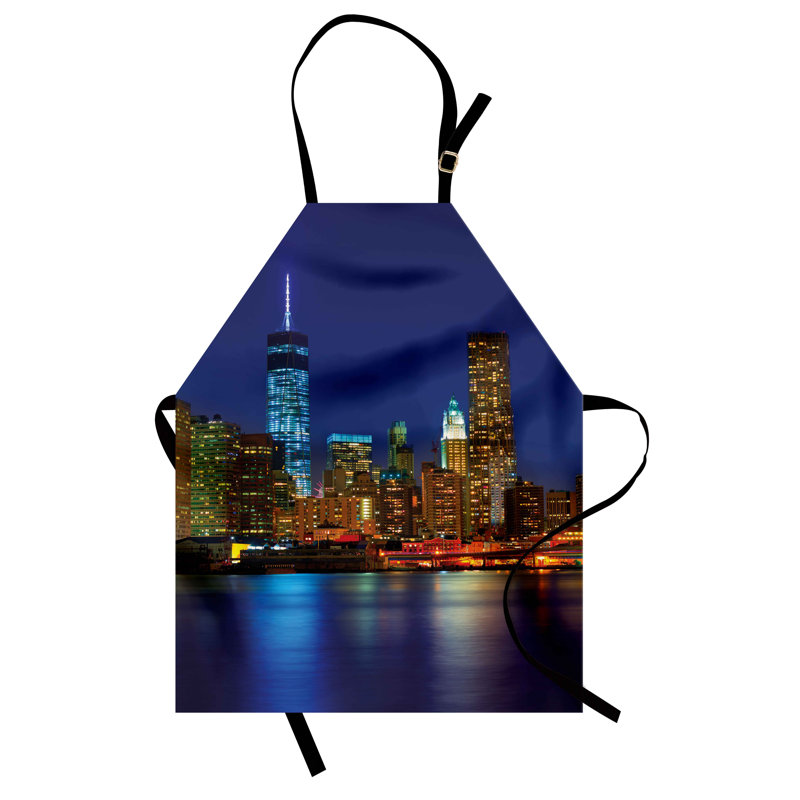 Multicolore, tablier East Urban Home Urban unisexe, Manhattan Sunset, taille adulte