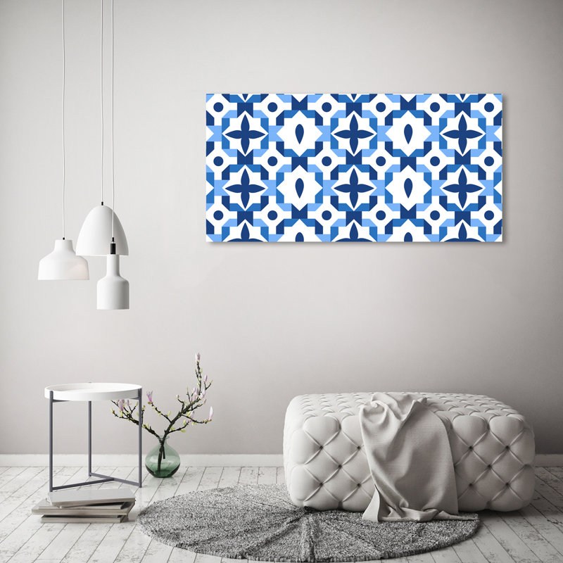 Geometric Background 1 Piece Wall Art on Canvas