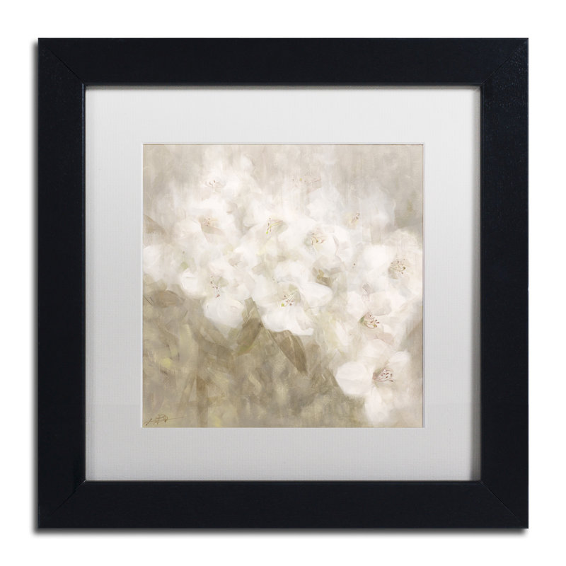 Fleurs sauvages II par Li Bo - reproduction d'art sur toile, H 16 po x l 16 po x P 0,75 po, Noir
